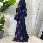 Charger l'image dans la galerie, abaya - kimono - bleu - femmes - modest - fashion