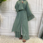 Charger l'image dans la galerie, Abaya verte - modest - fashion