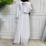 Charger l'image dans la galerie, Abaya - blanc - femme - modest - fashion