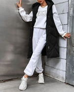 Charger l&#39;image dans la galerie, veste - sans - manches - pour - femmes - noir - modeste - fashion - vêtements
