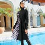 Charger l&#39;image dans la galerie, burkini - femmes - modest - fashion - noir
