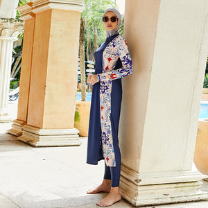 burkini - femmes - modest - fashion - bleu 