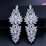 Charger l&#39;image dans la galerie, boucle - d&#39;oreille - femme - zirconium - blanche - argent
