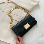Charger l&#39;image dans la galerie, sac - pochette - baguette - femme - modest - fashion - maroquinerie - noir
