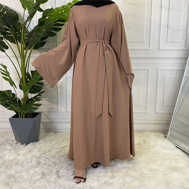 abaya - femme - modest - fashion - marron