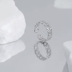 Charger l&#39;image dans la galerie, bague - femme - argent - redimensionnable 
