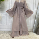 Charger l&#39;image dans la galerie, Abaya - lila - femme - modest - fashion
