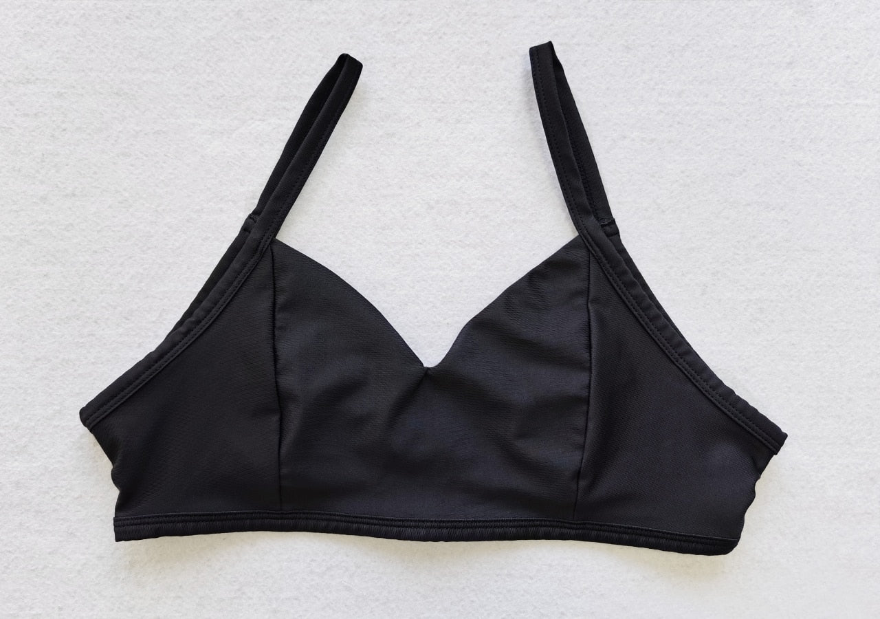 burkini - 2 - pièces - noir - femme - modest - fashion - pudique - maillot - de - bain