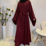 Charger l&#39;image dans la galerie, abaya - bordeaux - femme - modest - fashion
