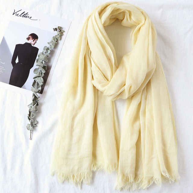 hijab - femme - foulard - jaune - modest - fashion